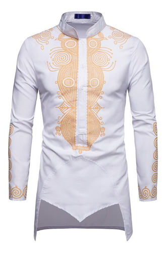 Camisa Para Hombre, Bata Saudí, Camisas Casuales Abaya Robe