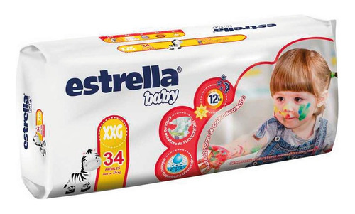 Pañales Estrella Kit 10 Paquetes Xxg X34 Unidades 