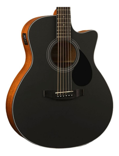 Violão Kepma Eace K10 Bkm Com Efeitos Com Bag Cor Preto Material Do Diapasão Rosewood Orientação Da Mão Destro