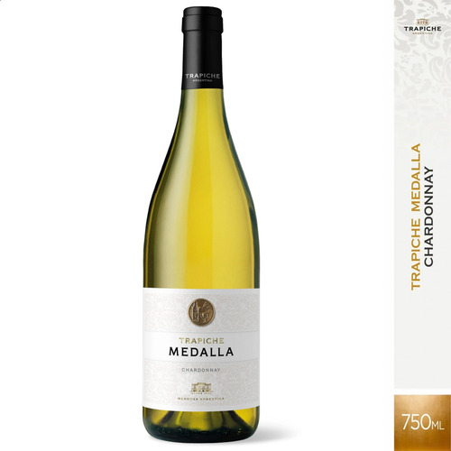 Vino Blanco Trapiche Medalla Chardonnay Mendoza