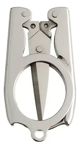 Tesoura Para Cortar Tabaco, Dobravel, De Bolso Aço Inox