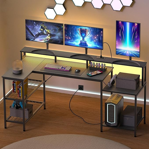1.8m Escritorio Para Computadora Con Mesa En Forma De L