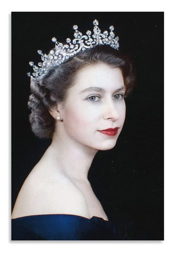 Muroanmi Kit Bordado Diamante Queen Elizabeth Ii Retrato Art