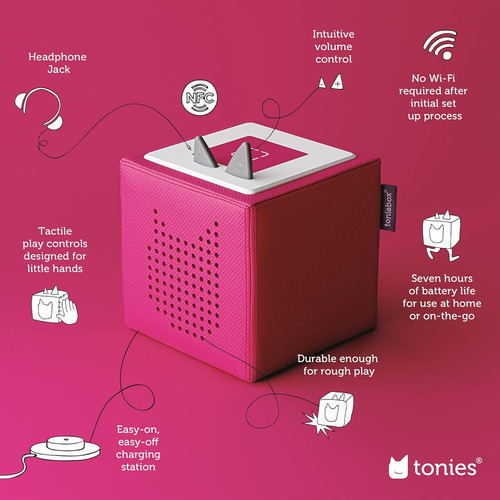 Conjunto Inicial De Reprodutor De Áudio Toniebox Com Playtim