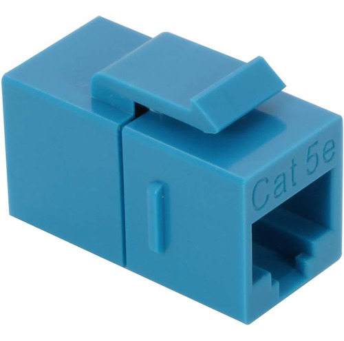 Installerparts Cat 5e Inline Coupler W / Keystone Latch Azul