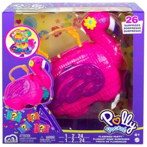 Polly Pocket Fiesta De Flamingos 26 Sorpresas Mattel