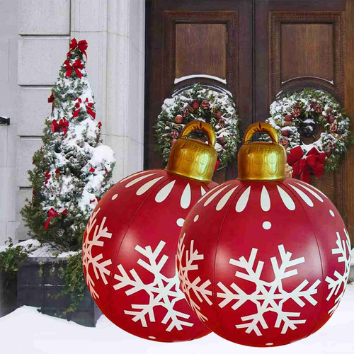 Bola Inflable De Navidad Hecha De Pvc