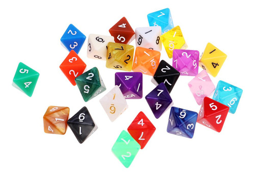 25 Unidades/pacote De Dados Digitais Acrílicos 16mm Para De