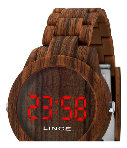 Relógio Lince Feminino Led Mdp4615p Vxnx C/ Garantia E Nf