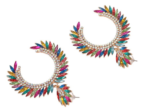 Pendientes Colgantes En Forma De Lágrima Con Flor De Marques
