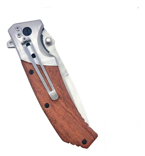 Canivete Tático Cinza Titanium Relevo Browning B061 C/