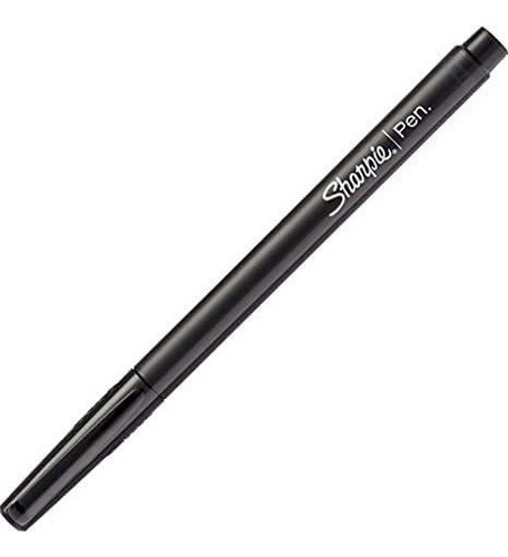 12 Marcadores Sharpie Punta Fina De Plastico Tinta Negra