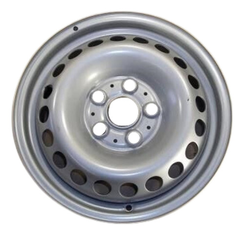 Llanta de hierro plateada Vw R16 Amarok 2010-2016 7h8601027d091 Color plateado