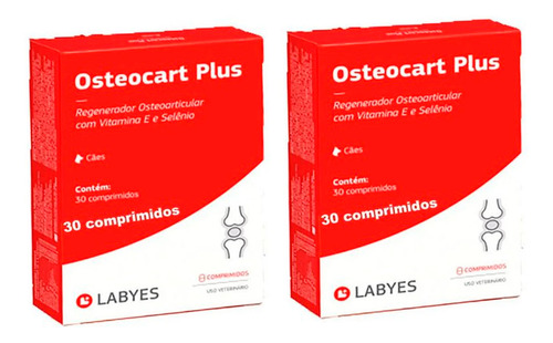 Regenerador Osteoarticular Osteocart Plus - Kit C/ 2 Un