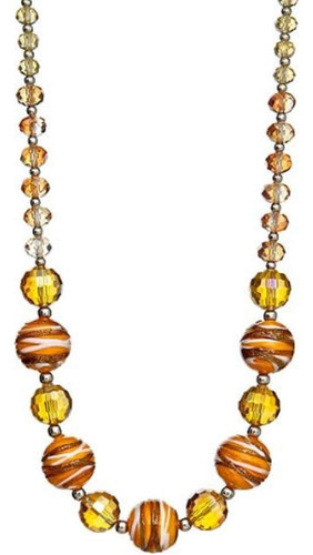 Lova Jewelry Sunny Delight Collar De Cristal De Murano Ve