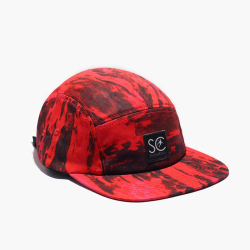 Imagen 1 de 2 de Gorra Five Panel Skatecol - Manchas Rojas