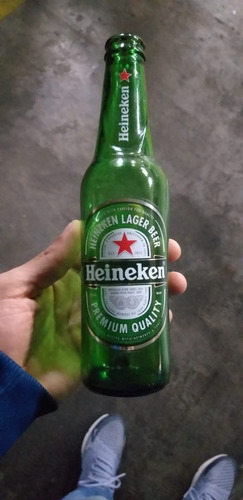 16 Botellitas Vacias De Cerveza Heineken
