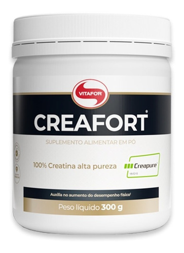 Creatina Creafort Vitafor 100% Creapure Pote 300g