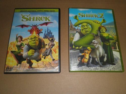Shrek 1,2,3 La Navidad De Burro Y Ogrorisa La Navidad Dvd´s (Usado)