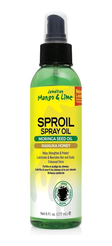 Jamaican Mango & Lime Sproil - Aceite En Aerosol Para Cabel.