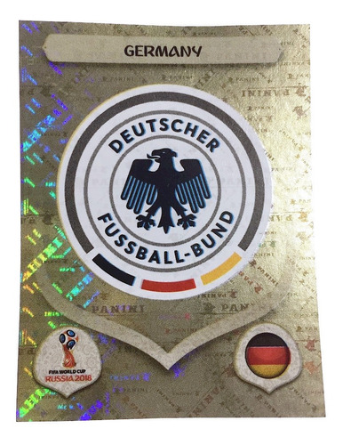 Figurinha 432 Germany Alemanha   Escudo Copa 2018 Cromada