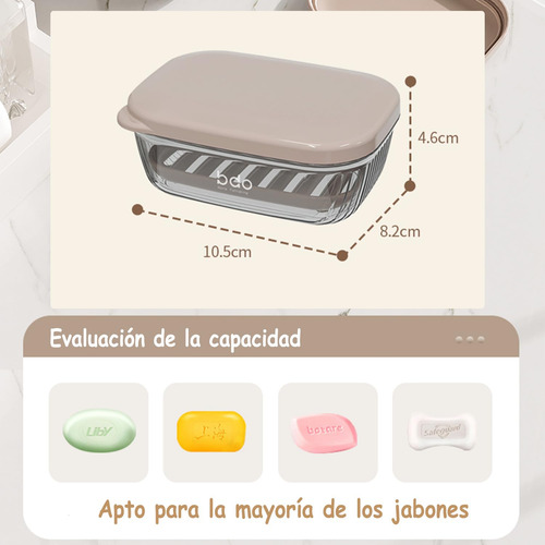 Jabonera De Viaje A Prueba De Fugas, Jabonera Portátil De
