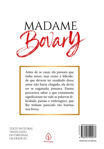 Imagem 2 de 2 de Madame Bovary, de Flaubert, Gustave. Série Clássicos da literatura mundial Ciranda Cultural Editora E Distribuidora Ltda., capa mole em português, 2020