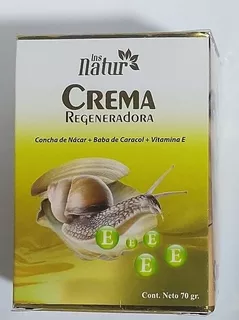 Crema Regeneradora Concha Nácar+baba Caracol+vit E 70 Grs In