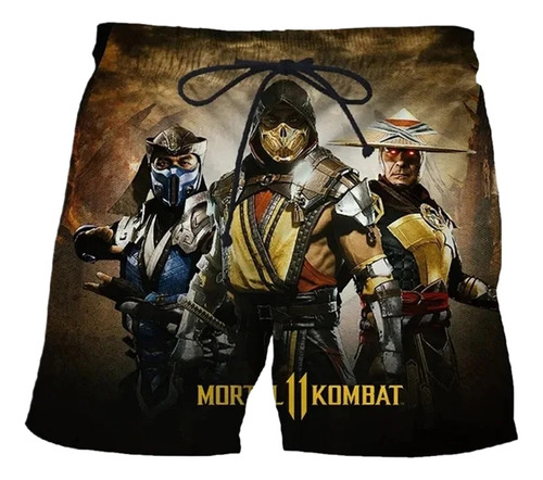 Mortal Kombat Pantalones Cortos De Hombre Impresos En 3d