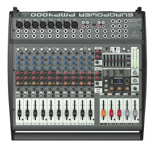 Consola Activa Behringer Pmp4000 Europower 400w Rms Mixer