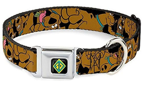 Buckledown Sdbscooby Doo Etiqueta De Perro Collar De Perro D