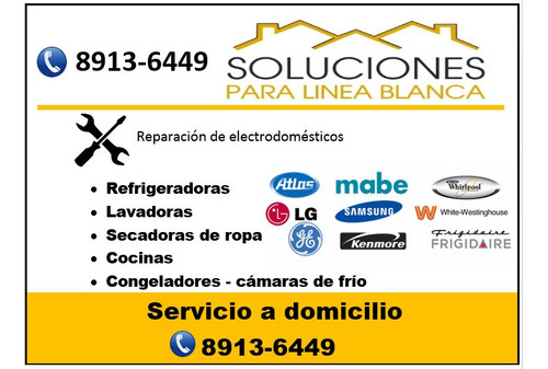 Imagen 3 de 4 de A Domicilio Refrigeradoras Cocinas Lavadoras Secadoras