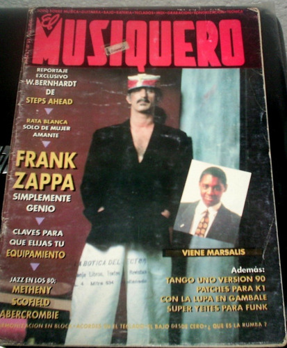 Frank Zappa Revista El Musiquero Nº59 Imperdible!!!
