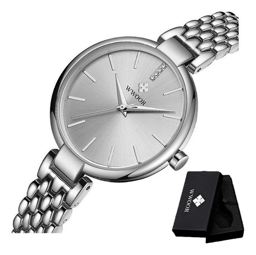 Wwoor 8865 Fashion Reloj De Cuarzo Inoxidable For Mujer
