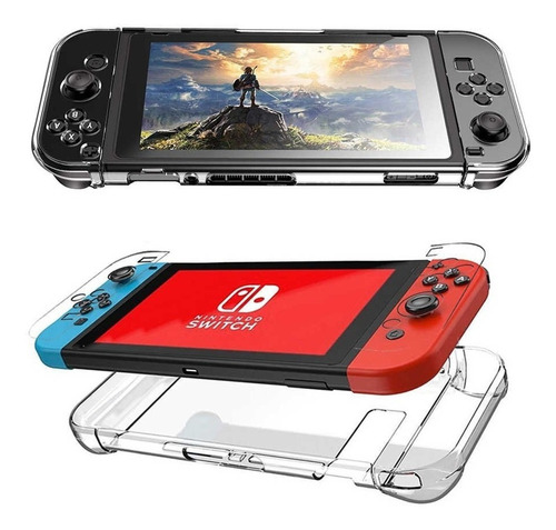 Acrilico Protector Nintendo Switch Funda + Accesorios Regalo
