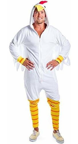 Disfraz De Pollo Hombre - Jumpsuit Halloween