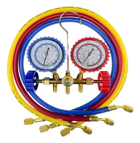 Foto do anúncio: Manifold Refrigeração Ar Condicionado R22 R134 R404 R407 90CM Friven