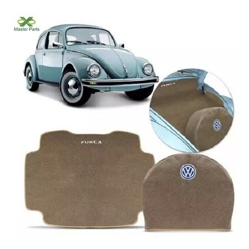 Tapete Porta Mala Fusca 67 Até 86 Caramelo Selecione O Ano