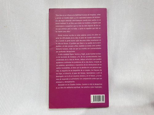 Imagen 3 de 7 de Cuando La Vida Te Decepciona Harold Kushner Emece Editores