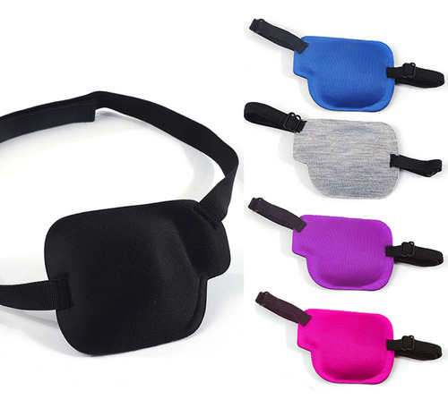 Espuma Para Ojos Con Ranura Ajustable 3d Con Parche Negro, 1