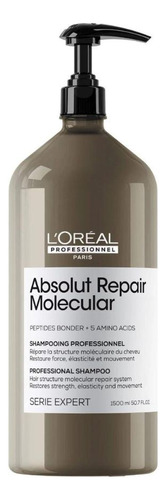 Shampoo Reparador Absolut Repair Molecular Loreal Pro 1500ml