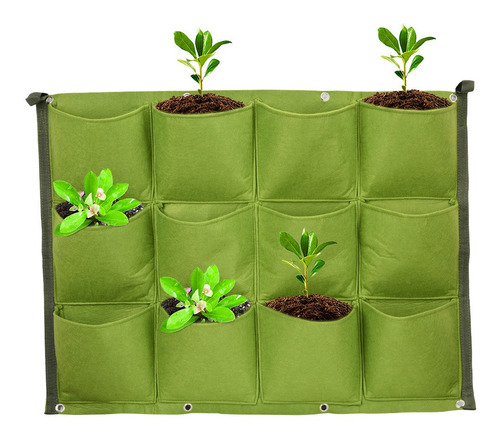 Bolsillo De Pared Para Plantas, 12 S, Vertical, Para Colgar