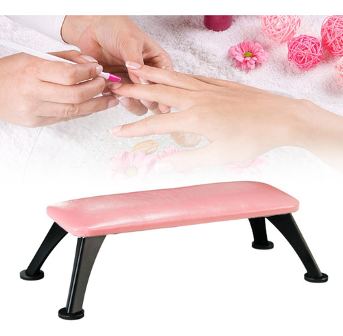 Reposabrazos Para Uñas, Herramienta De Manicura Rosa Con