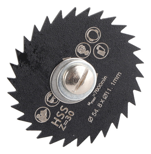 Mini Hoja De Sierra Circular Para Madera Hss De 54,8 Mm, 3 U