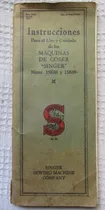Comprar Instrucciones Para El Uso De Las Máquinas De Coser Singer