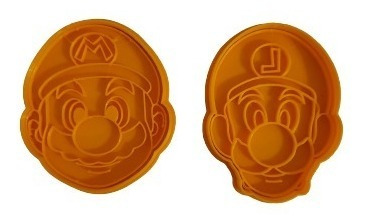 Cortante 3d  Cookies Galletas Mario Bross Y Luigi