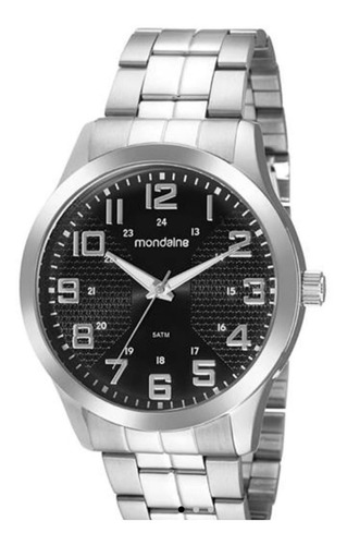 Relógio Mondaine Masculino 99636g0mene2 C/ E Correia Preto