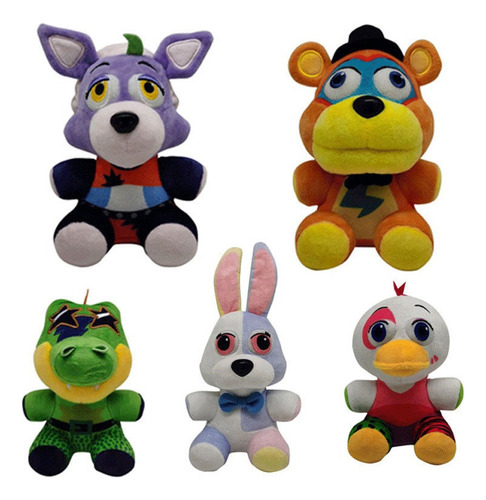 5pcs/set Fnaf Five Nights At Freddy's Muñeca Peluche Juguete