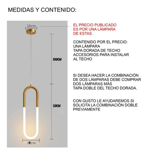 Lampara De Techo Colgante Modernas Nórdica De Lujo