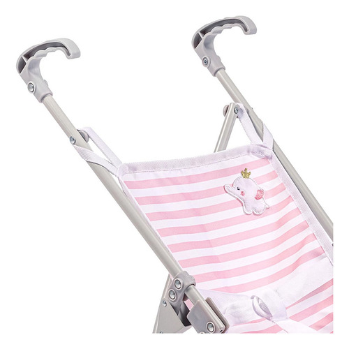 Cochecito De Juguete Tipo Paraguas Para Muñecas Rosa Elephan